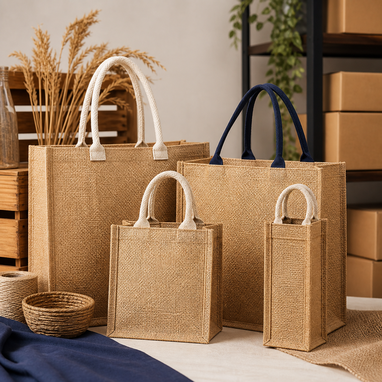 Jute Shopping Bags